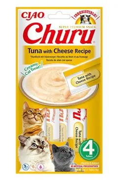 Vysoce Kvalitní Churu Cat Tuna with Cheese Recipe 4x14g