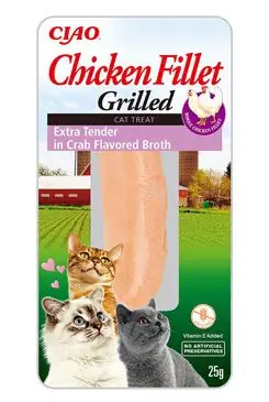 Levný Churu Cat Chicken Fillet Extra in Crab Flav.Broth 25g