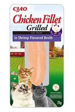 Expresní Doručení Churu Cat Chicken Fillet in Shrimp Flavored Broth 25g