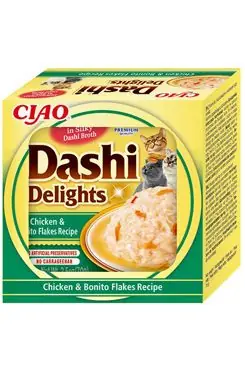 Churu Cat CIAO Dashi kuře a vločky z tuňák. pruh. 70g Nejprodávanější