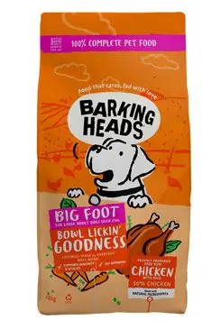 Vysoce Kvalitní BARKING HEADS Big Foot Bowl Lickin Good Chick 12kg