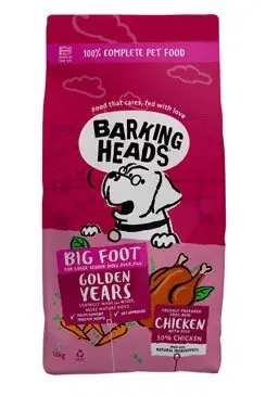 Výprodej BARKING HEADS Big Foot Golden Years Chicken 12kg