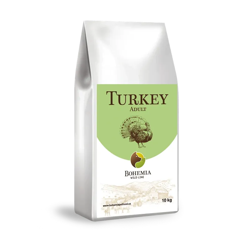 BOHEMIA WILD Adult Turkey 10kg Autentický