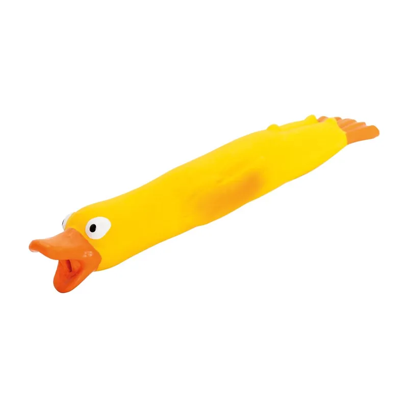 Super Cena Kachna "kamikadze"s křupavým zvukem, 19 cm, žlutá, HipHop