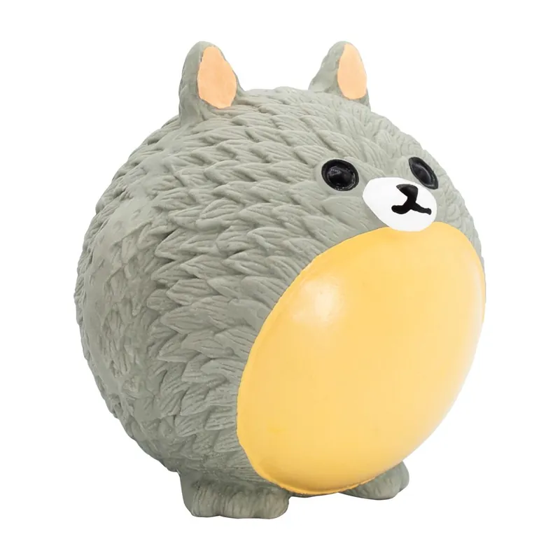 HipHop Míček v designu zvířátka Totoro, se zvukem, 8 cm, latex, šedá, Sleva