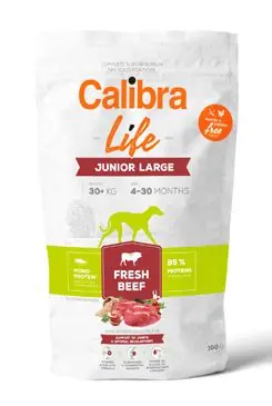 Calibra Dog Life Junior Large Fresh Beef 100g Akční Nabídka