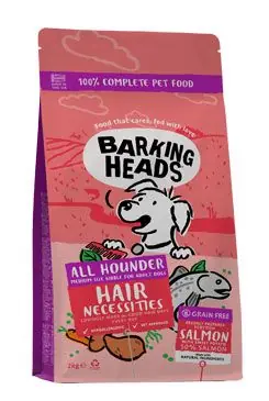 BARKING HEADS All Hounder Hair Necessities Salmon 2kg Cenová Bomba