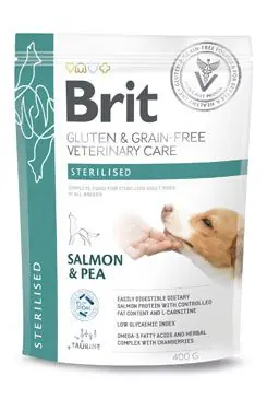 Hit Sezóny Brit VD Dog GF Care Sterilised 400g