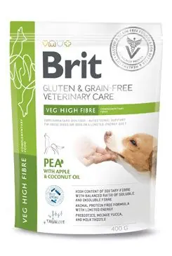 Speciální Cena Brit VD Dog GF Veg High Fibre 400g