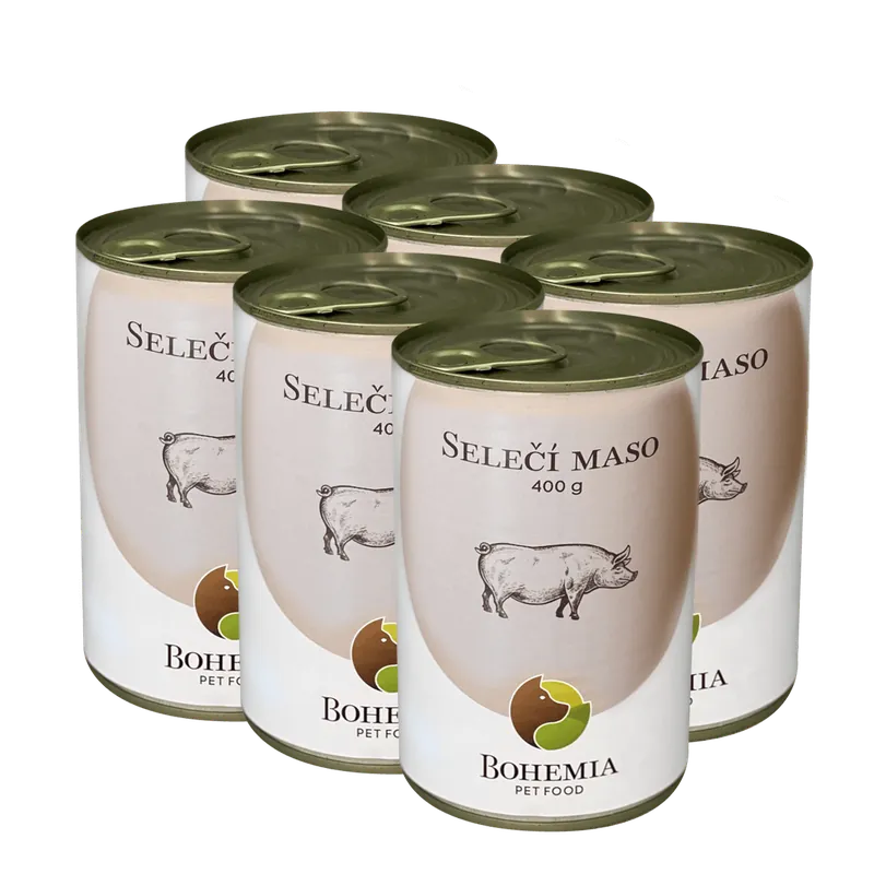 BOHEMIA Selečí maso ve vlastní šťávě 400g Multipack 6x 400 g Top Prodej