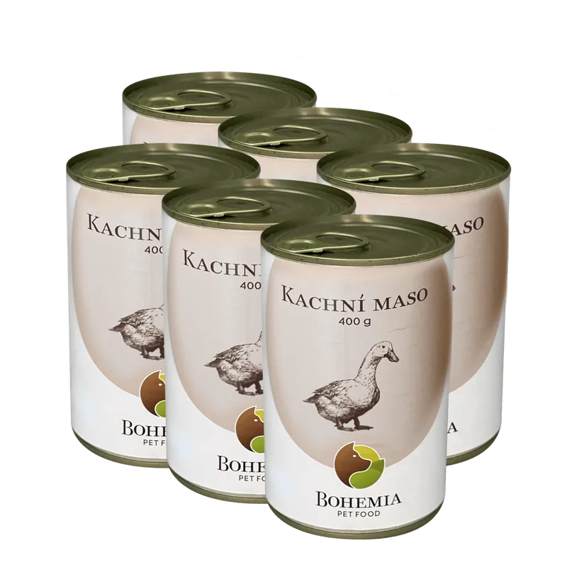 Cenově Výhodný BOHEMIA Kachní maso ve vlastní šťávě 400g Multipack 6x 400 g
