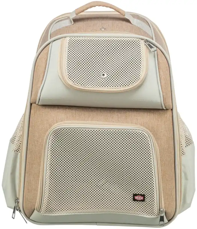 TRIXIE Batoh WILLOW, 38 × 25 × 45 cm, do 7 kg, nylon, béžová/hnědá Hit Sezóny