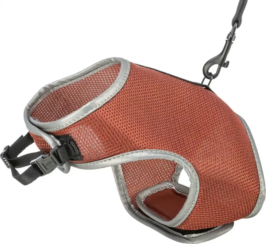 Novinka TRIXIE Postroj VESTA s vodítkem pro kočku 24-42 cm/1,20 m, rezavá