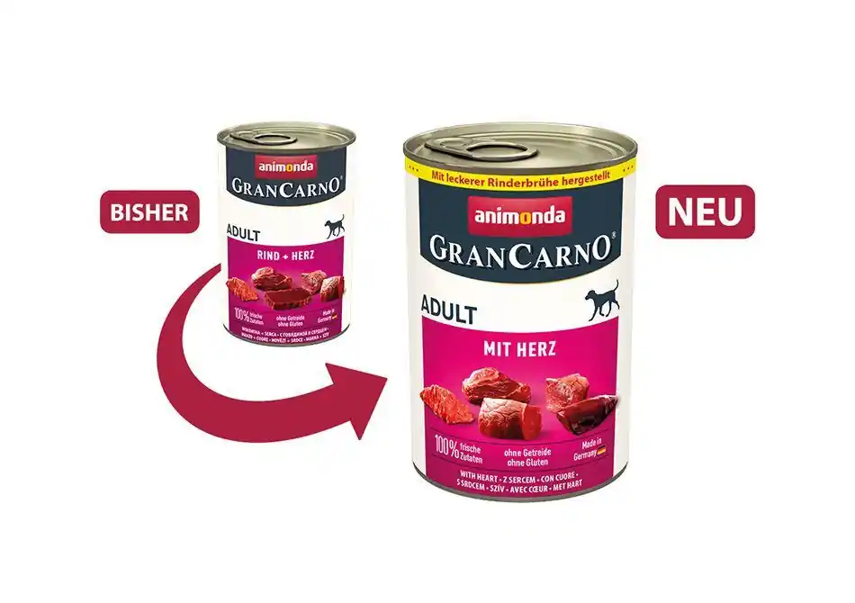 Aktuální GRANCARNO Adult - se srdcem 400 g