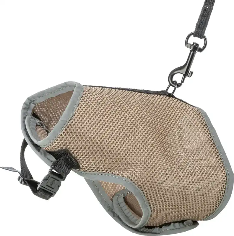 TRIXIE Postroj VESTA s vodítkem pro kočku 24-42 cm/1,20 m, šedobéžová Finální Výprodej