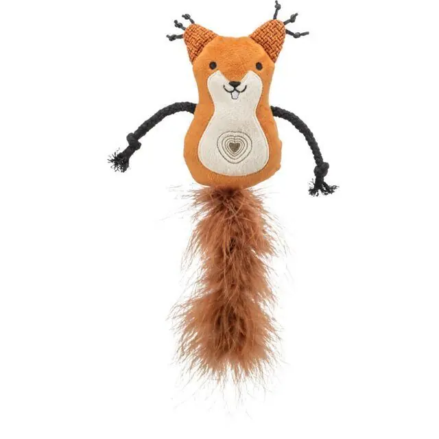 Pouze Dnes TRIXIE Veverka s peříčkovým ocasem, catnip, 12cm/24 cm, plyš