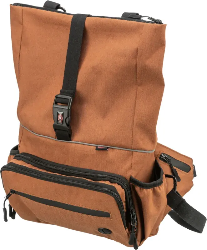 TRIXIE ROLLTOP 2v1, multifunkční batoh i ledvinka, bavlna/polyester, rezavá Vysoce Kvalitní
