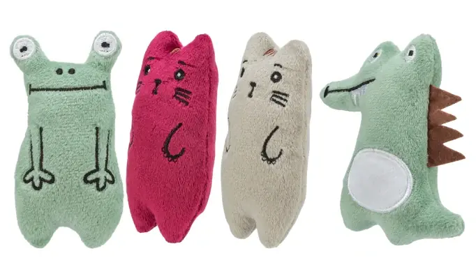 TRIXIE Animals - plyšové zvířátko s catnipem, 11 cm, různé druhy Tovární Cena