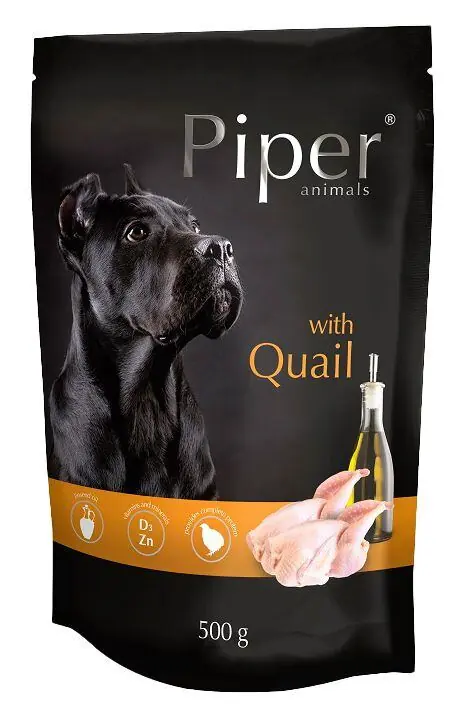 Speciální Cena PIPER s křepelkou, kapsička pro psy 500g
