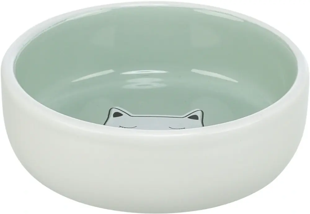 Vrácení Zdarma TRIXIE Keramická miska pro kočky, s glazurou 0,3 l/13 cm, různé motivy a barvy