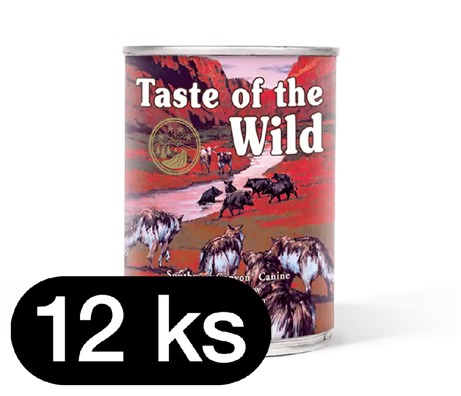 Hit Sezóny Taste of the Wild Southwest Canyon Can Dog 12x390 g