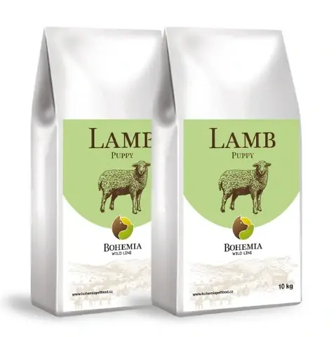 BOHEMIA Wild Puppy Lamb 2 x 10kg Expresní Doručení