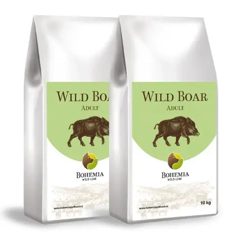 BOHEMIA Wild Adult Wild Boar 2 x 10kg Poslední Šance