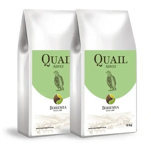 BOHEMIA WILD Adult Quail 2 x 10kg Nízká Cena