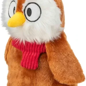 Značkový TRIXIE Xmas Owl - vánoční sova, plyšová hračka pro psy, 33 cm