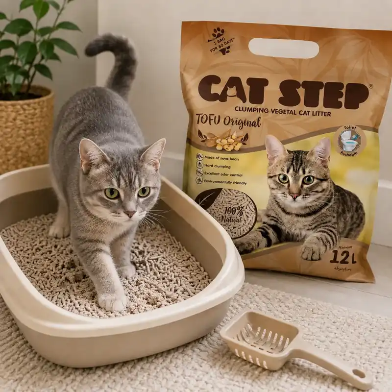 Podestýlka Cat Step Tofu Original 2,7kg/6l Akční Cena