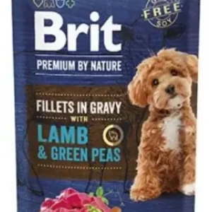 Brit Premium Dog Fillets Gravy Lamb&Green Peas 85g Výhodná Nabídka