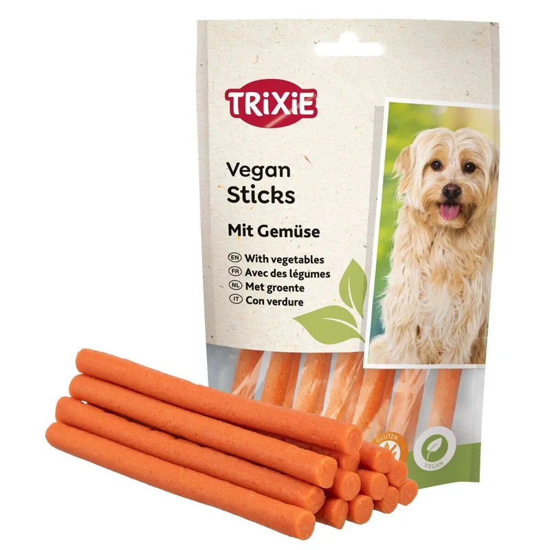 Expresní Doručení TRIXIE Vegan Sticks, veganské tyčinky se zeleninou, 120 g