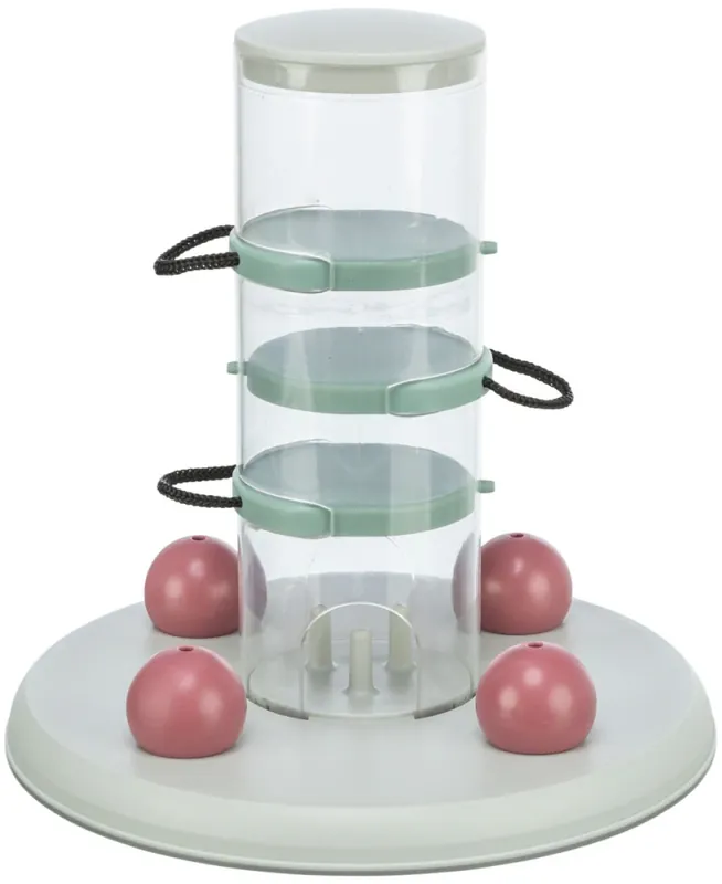 TRIXIE Cat Activity Gambling Tower, herní věž pro kočky, ø 25 × 27 cm, plast Nová Kolekce
