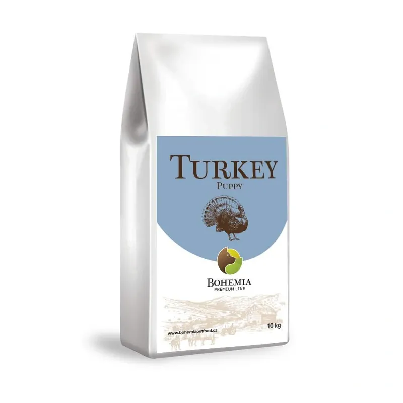 Autentický BOHEMIA PREMIUM Puppy Turkey 10kg
