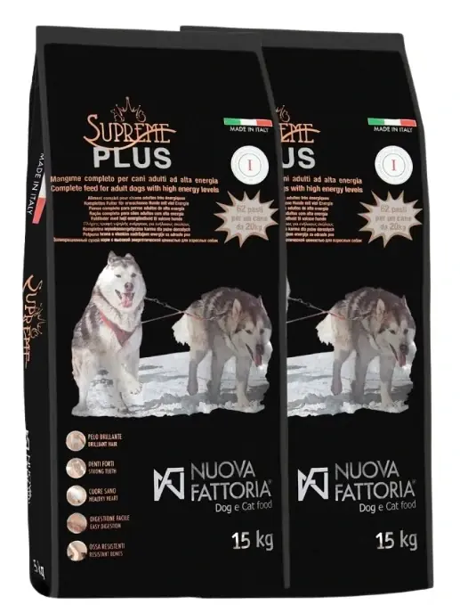 Akce Nuova Fattoria Supreme Plus 2 x 15 kg