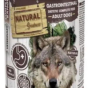 Natural Greatness GASTROINTESTINAL, veterinární dieta, konzerva pro psy 400g Akční Cena