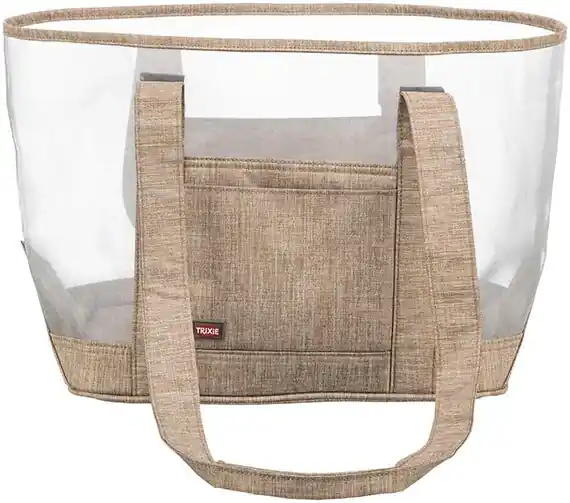 Značkový TRIXIE Transportní síťovaná taška MARY, 53 x 30 x 20 cm, nosnost 6 kg, písková