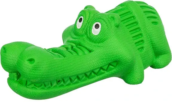 TRIXIE DOG ACTIVITY krokodýl na pamlsky, 18 cm, přírodní guma, zelená Akční Nabídka