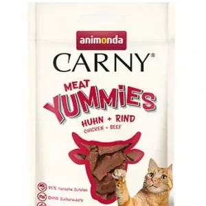 Aktuální ANIMONDA Carny Adult Meat Yummies - kuře + hovězí 50 g