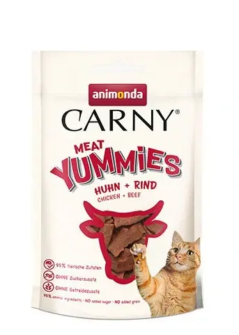 Aktuální ANIMONDA Carny Adult Meat Yummies - kuře + hovězí 50 g