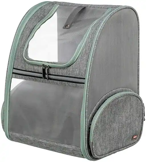 Nakupujte Hned TRIXIE Transportní batoh CHLOE, 39 x 43 x 27 cm, do 8 kg, světlešedá