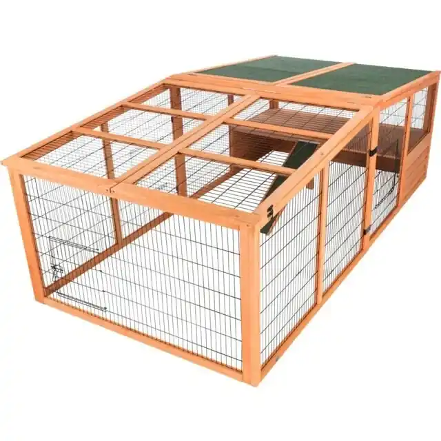 Autentický TRIXIE Venkovní výběh pro hlodavce XL 233 x 79 x 116 cm, s víkem