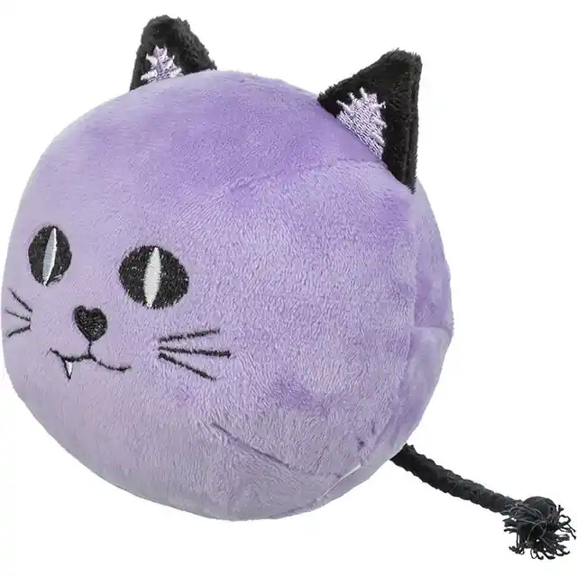 TRIXIE Kočka HALLOWEEN, plyšová hračka se zvukem, 10 cm, fialová - LIMITOVANÁ NABÍDKA Aktuální