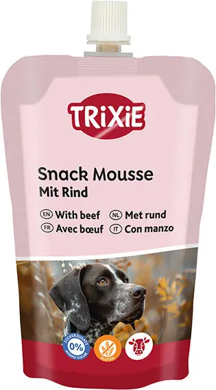 Nejlepší Volba TRIXIE Snack Mousse - pěna s hovězím, pamlsek pro psy, 200 g