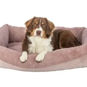 Vysoce Kvalitní TRIXIE Vánoční sametové lůžko LIVIA Soft s hebkým okrajem, starorůžová 100 x 70 cm