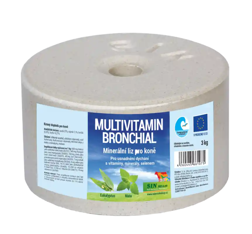 Autentický BRONCHIAL MINERÁLNÍ MULTIVITAMINOVÝ LIZ NA UVOLNĚNÍ DÝCHACÍCH CEST