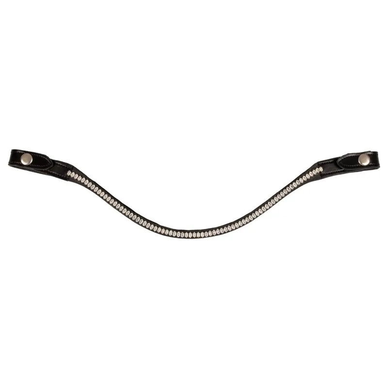 Hit Sezóny Čelenka ACAVALLO Oval Crystals - Barva ČernáVelikost COB