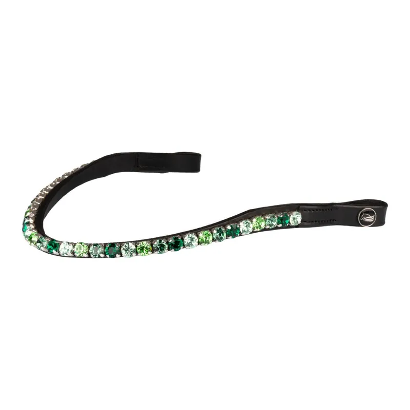 Akční Nabídka Čelenka RHINESTONE Supreme - Barva černá/zelená