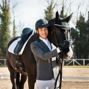 Čabraka EQUESTRO GP Logo - Barva Černá/černáVelikost PONY Sezónní Sleva