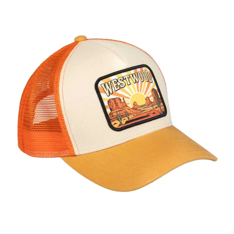 Kšiltovka Trucker Westwood - Barva Perleťová/oranžová Nejlepší Cena